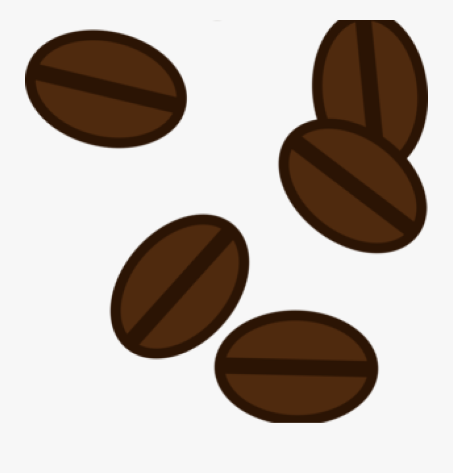 Coffee Beans Clip Art Scattered Coffee Beans Coffee - Chocolate, Transparent Clipart
