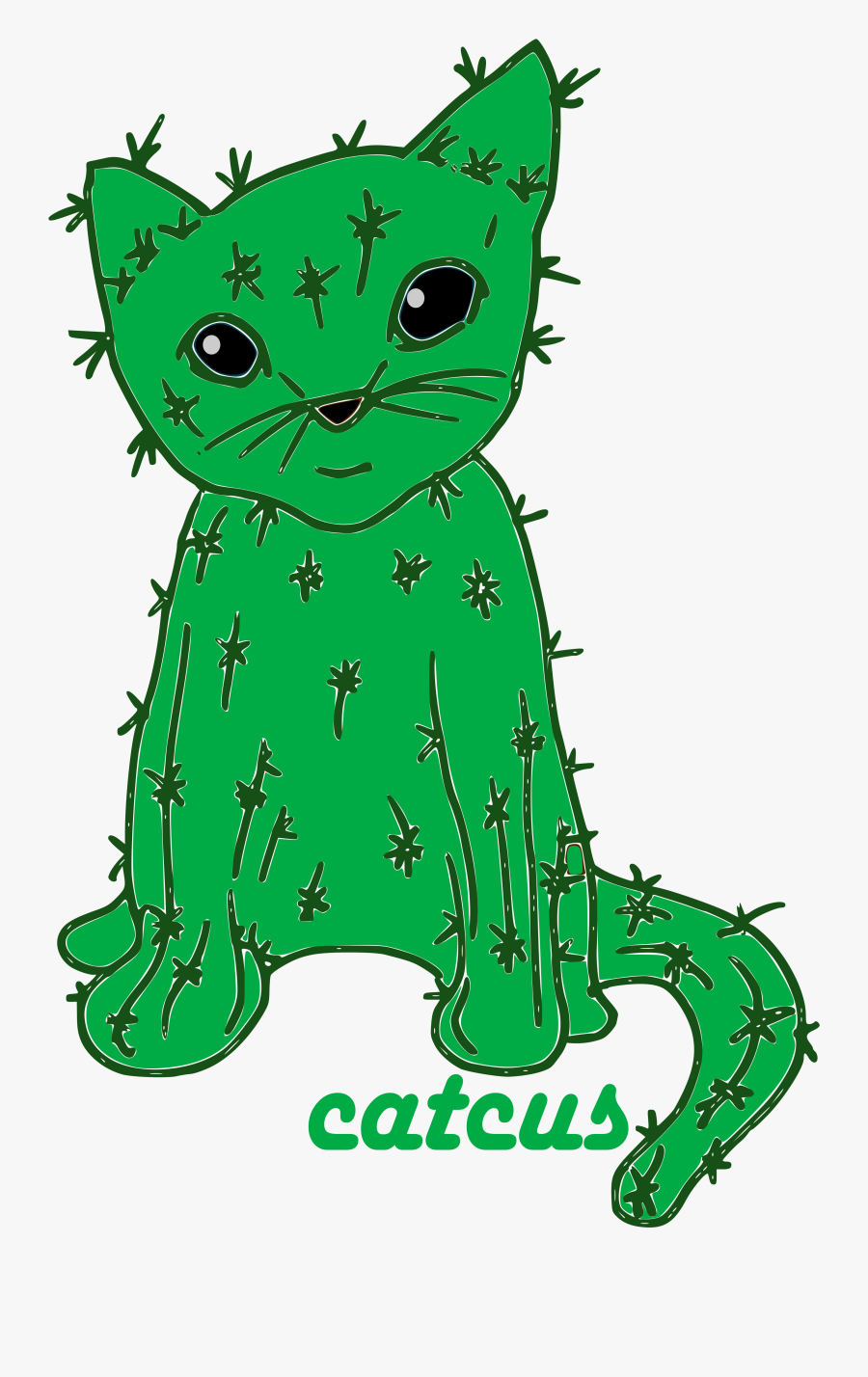 Cactus Joke, Transparent Clipart