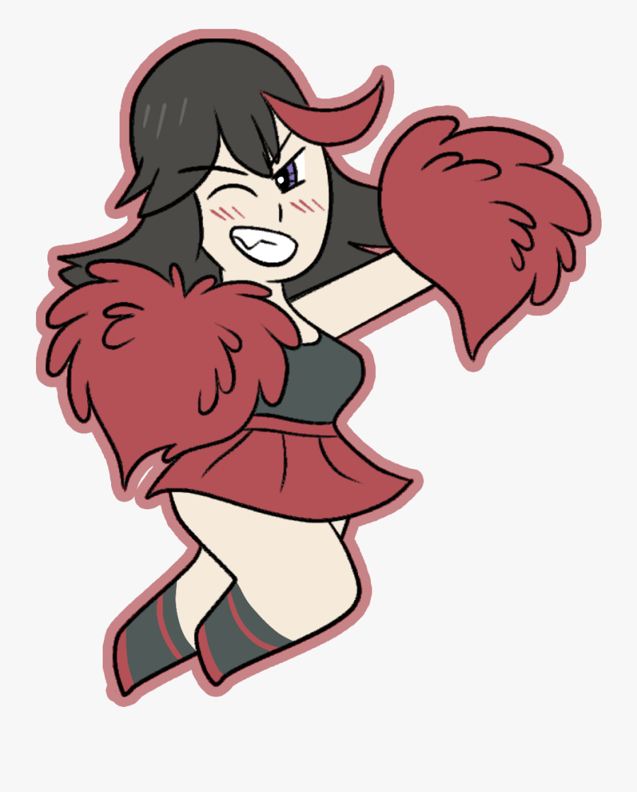 Ryuko Cheering Spirit - Cheerleader Ryuko, Transparent Clipart
