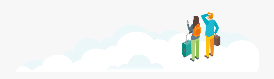 Travelling In Europe - Illustration, Transparent Clipart