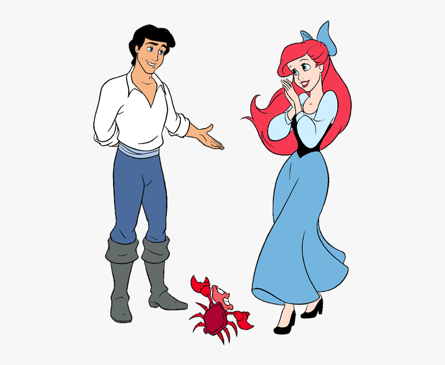 Ariel And Eric Clip Art 2 Disney Clip Art Galore Little - Ariel And Eric, Transparent Clipart