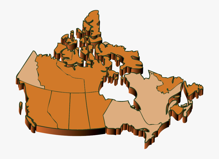 Map Of Canadian Provinces That Regulate Working Alone - Canada Map Alone, Transparent Clipart