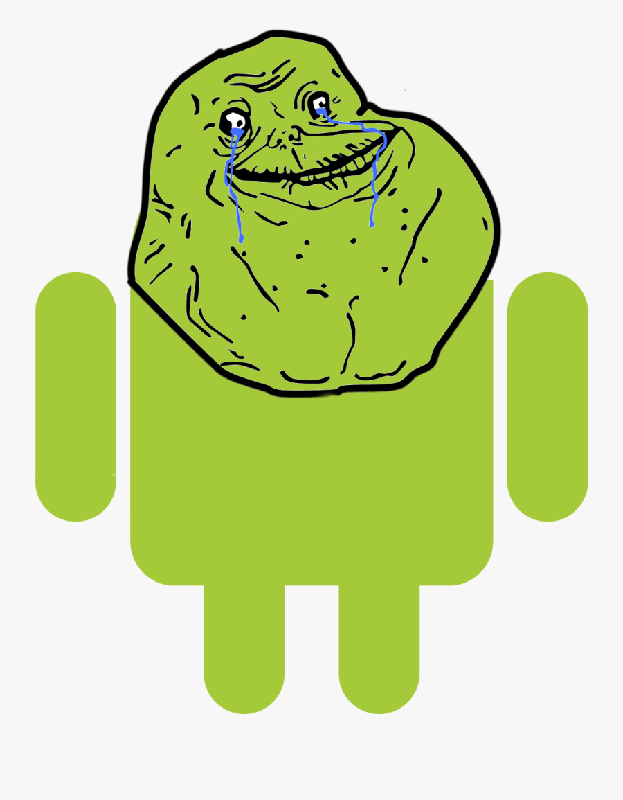 Forever Alone Clipart Transparent - Android App Icon In Png, Transparent Clipart