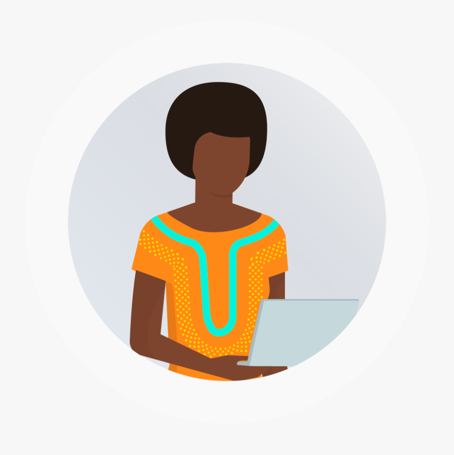 Starting A Project Is Difficult - Personnage Motion Design African, Transparent Clipart