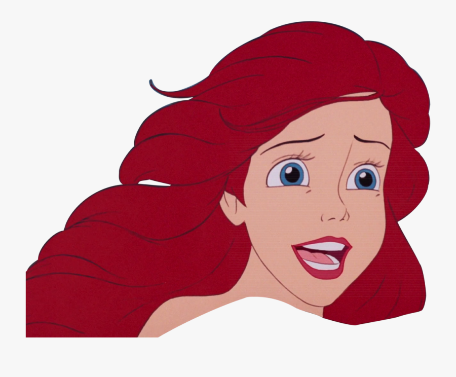 Ariel Png Transparent Images - Ariel The Little Mermaid Face, Transparent Clipart