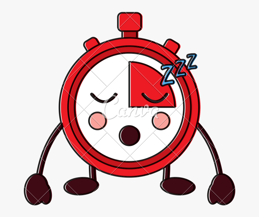Cartoon Timer, Transparent Clipart