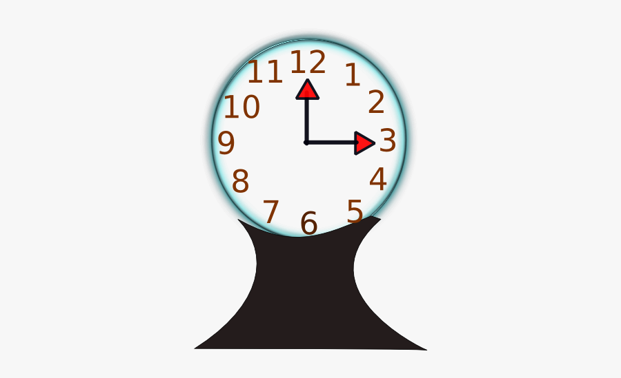 Watch Clip Table - Desk Clock Vector Transparent, Transparent Clipart