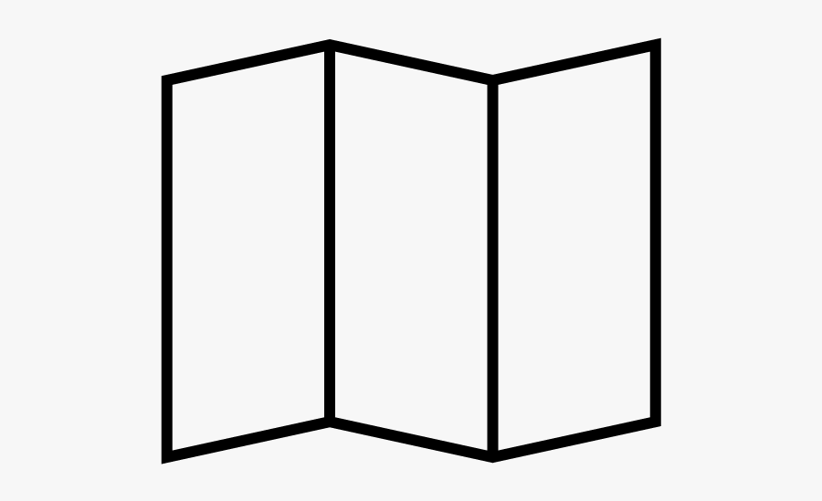 Brochures Are A Stunning Way To Market Your Business - Tri Fold Brochure Icon, Transparent Clipart