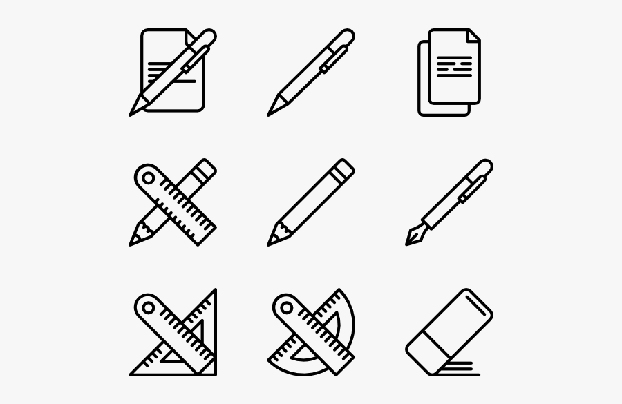 Stationery - Drawing, Transparent Clipart