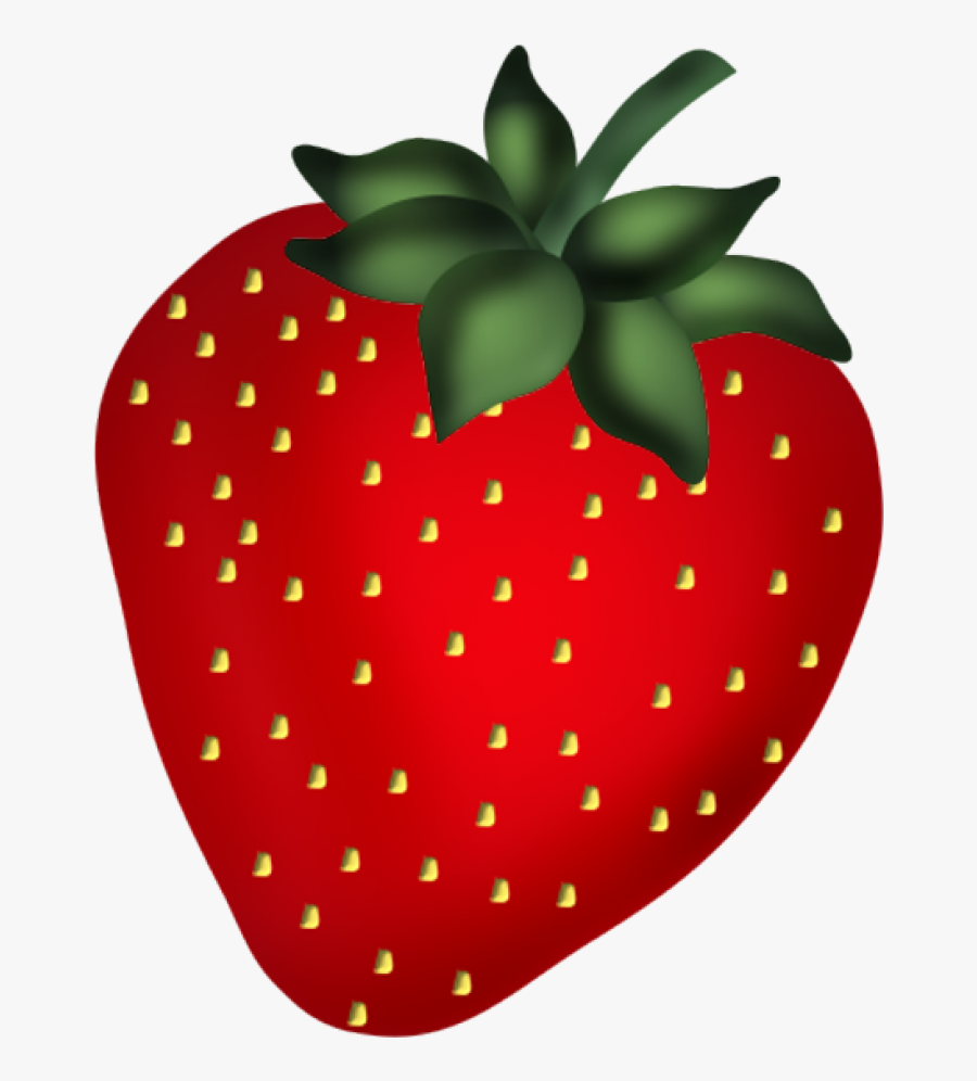 Permalink To Clipart Strawberries - Strawberry Fruit Clipart, Transparent Clipart