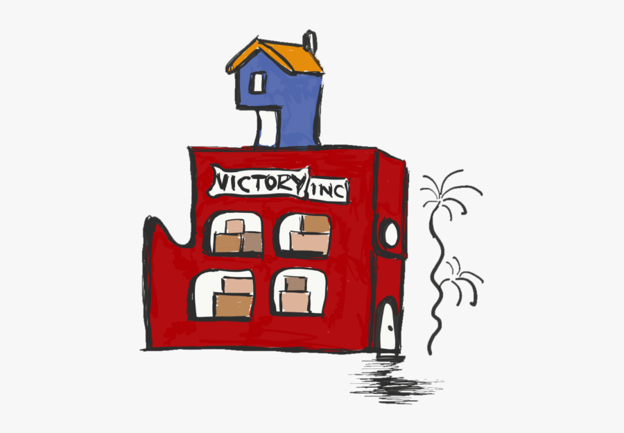 Cartoon Of Victory Inc - Cartoon, Transparent Clipart