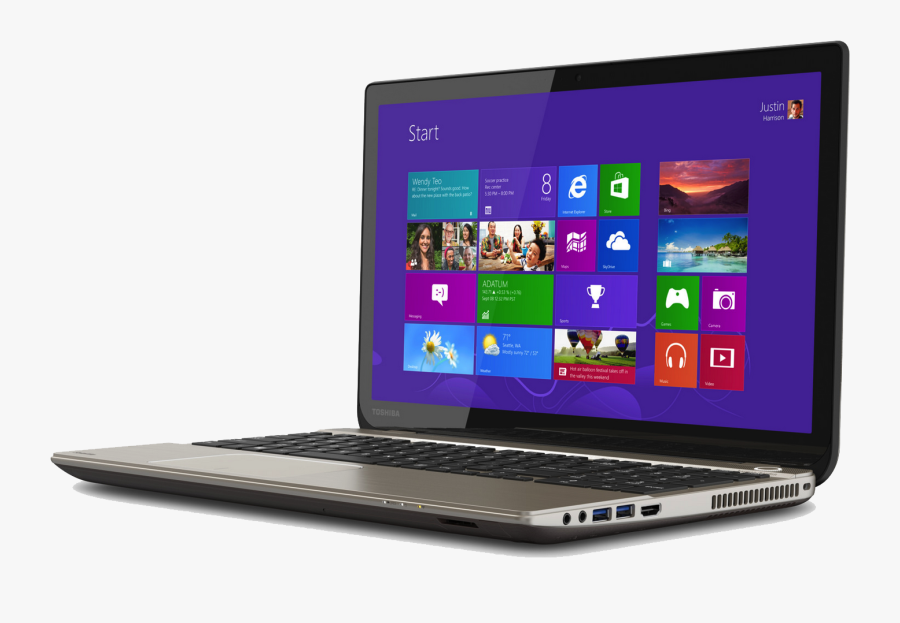 Download Laptop Png Picture - Toshiba Satellite C55 Laptop, Transparent Clipart