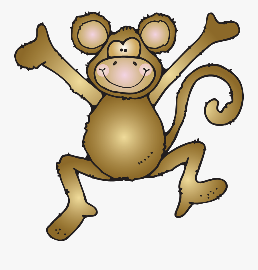 Baby Girl Monkey Clip Art, Transparent Clipart