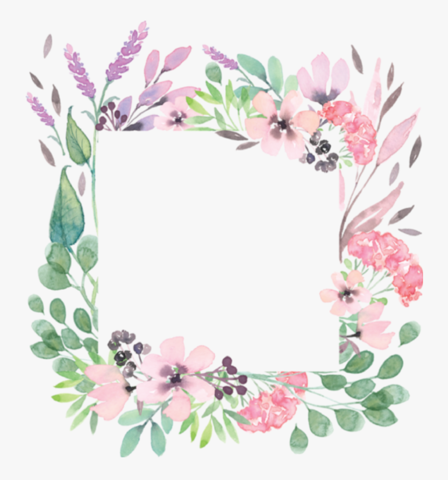 #happymothersday #frame #pictureframe #flowerslover - Flowers Border, Transparent Clipart