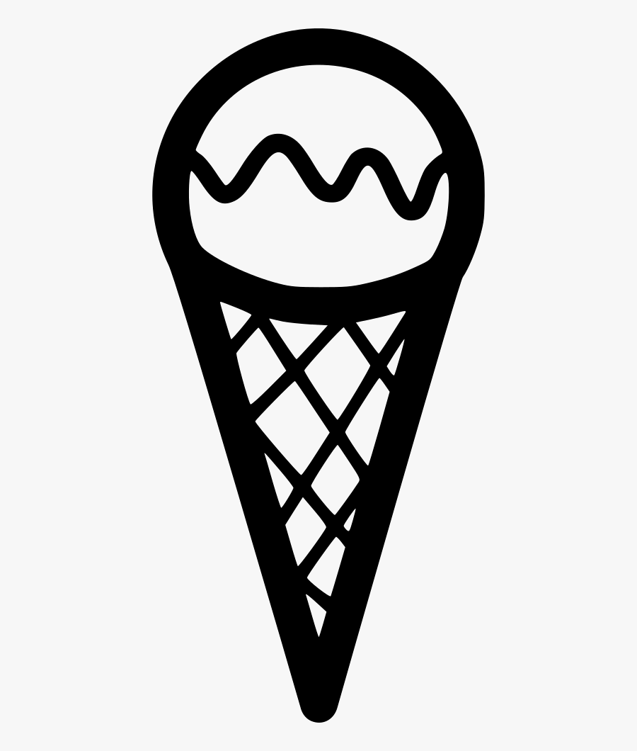 Ice Cream Cone, Transparent Clipart