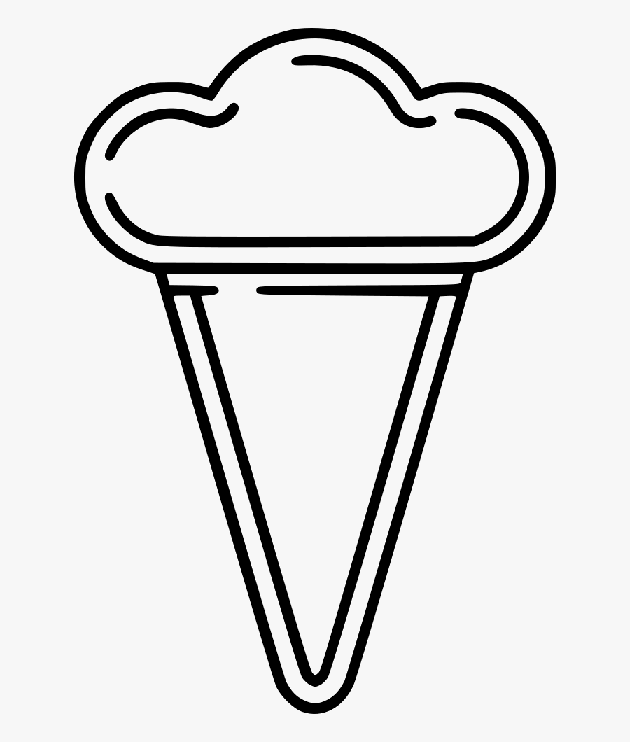 Ice Cream Cone, Transparent Clipart
