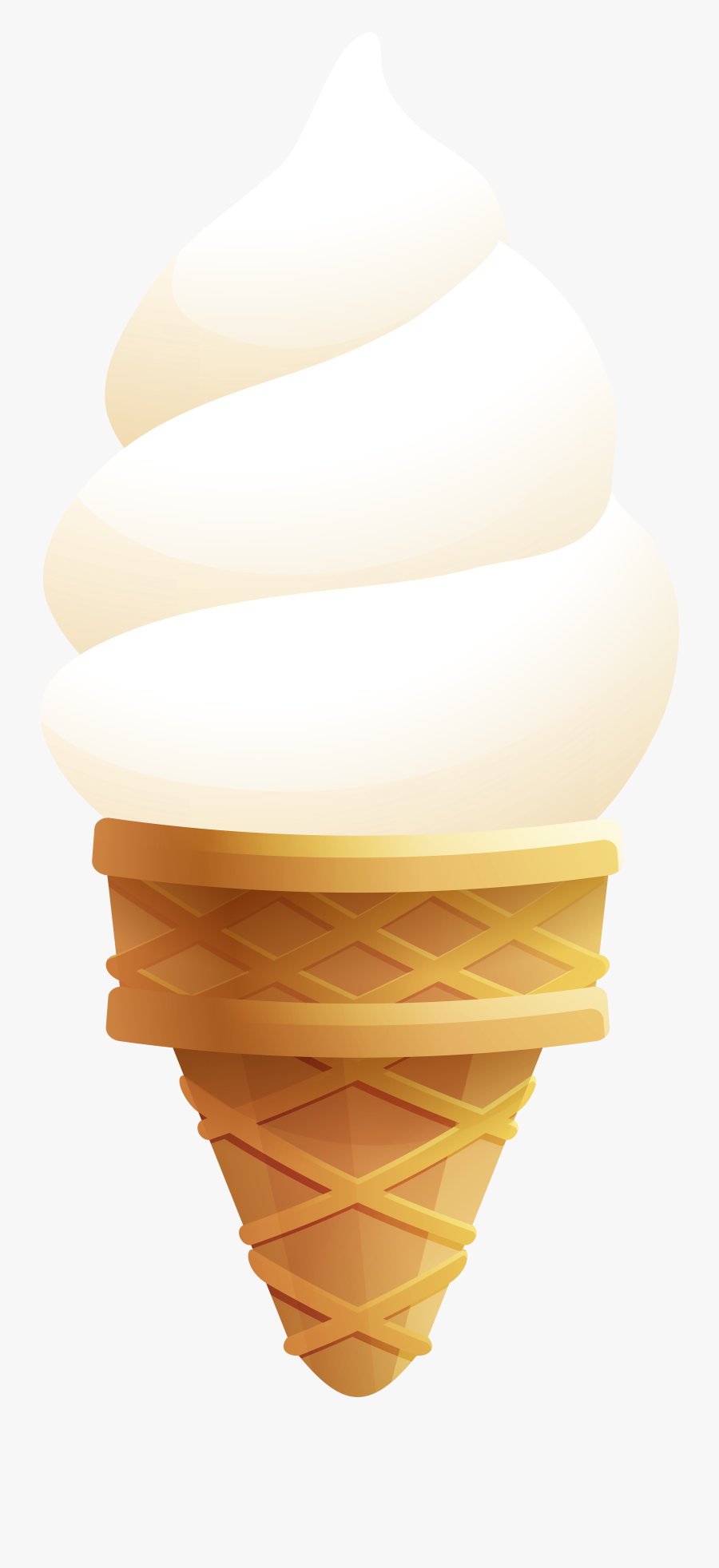 Ice Cream Cone Food - Paper Lantern, Transparent Clipart