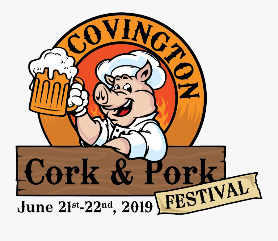 2019 Corkandpork - Cork And Pork Logo, Transparent Clipart
