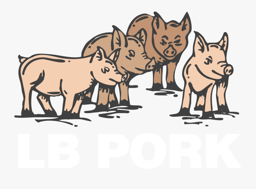 Lb Pork - Cartoon, Transparent Clipart