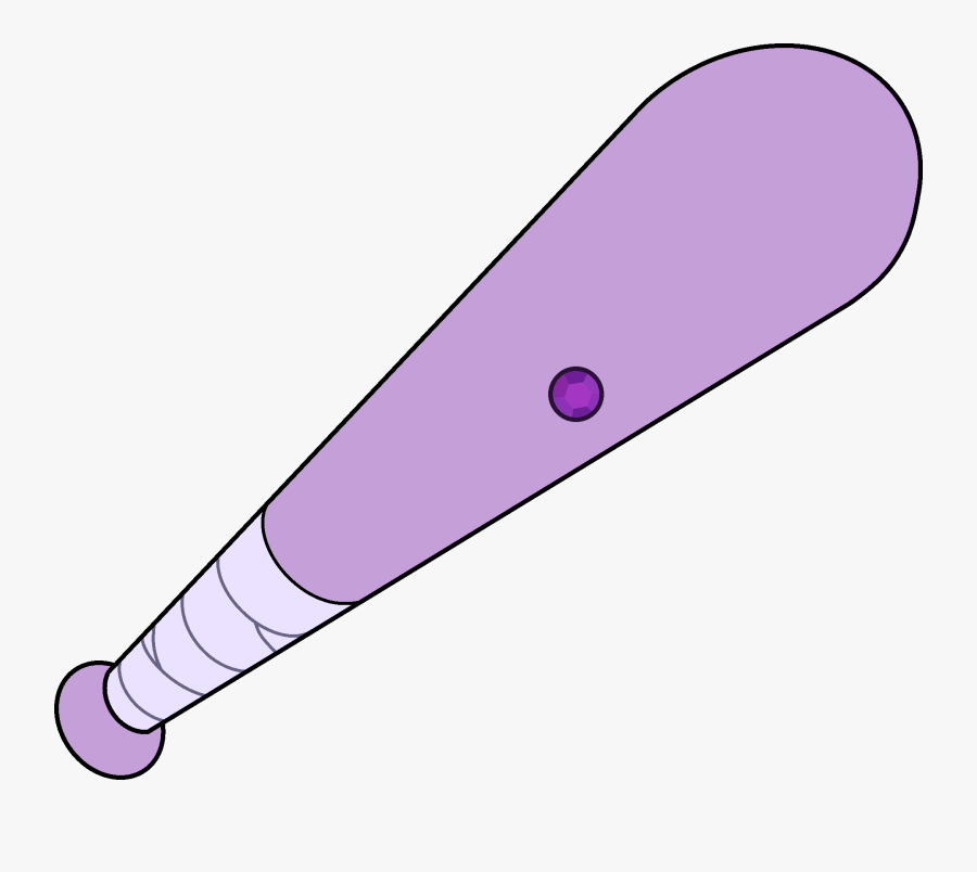 Baseball Bat Clipart Purple - Baseball Bat, Transparent Clipart