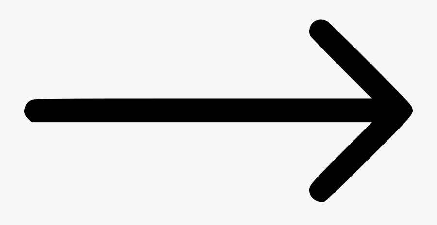 Long Arrow Right Svg, Transparent Clipart