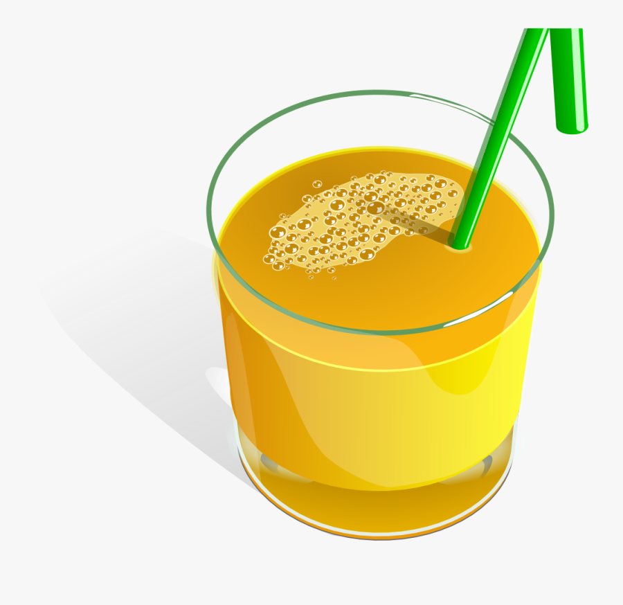 Juice Glass - Glass Of Juice, Transparent Clipart