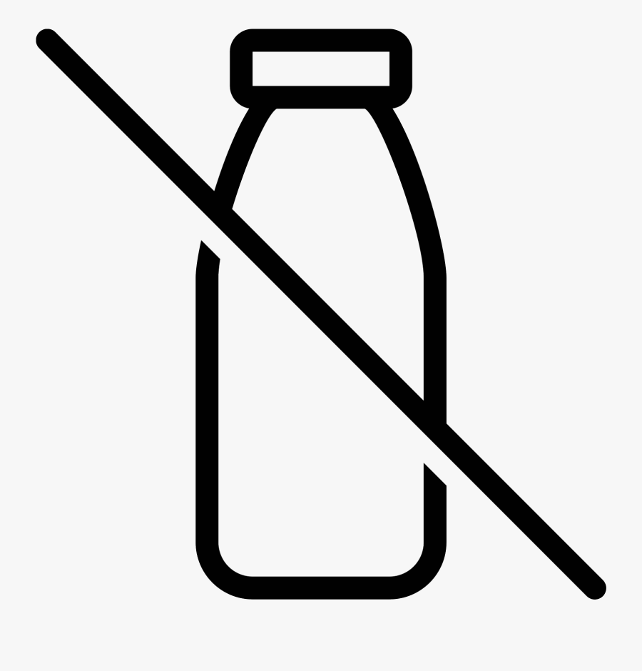 Transparent Glass Of Milk Png - Lactose Free Icon Vector, Transparent Clipart
