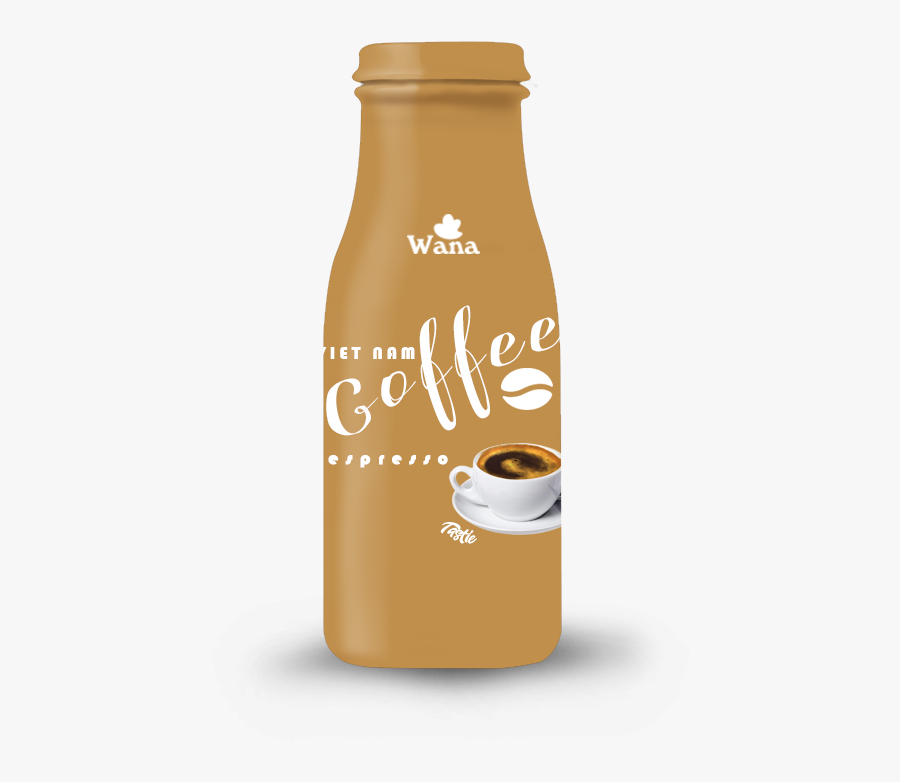 Tasty Latte Drinks Vietnam Instant Coffee In Glass - Drink, Transparent Clipart