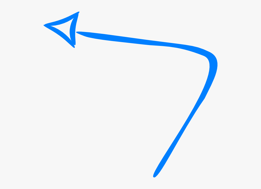 Blue Arrow Svg Clip Arts - Blue Arrow Vector, Transparent Clipart