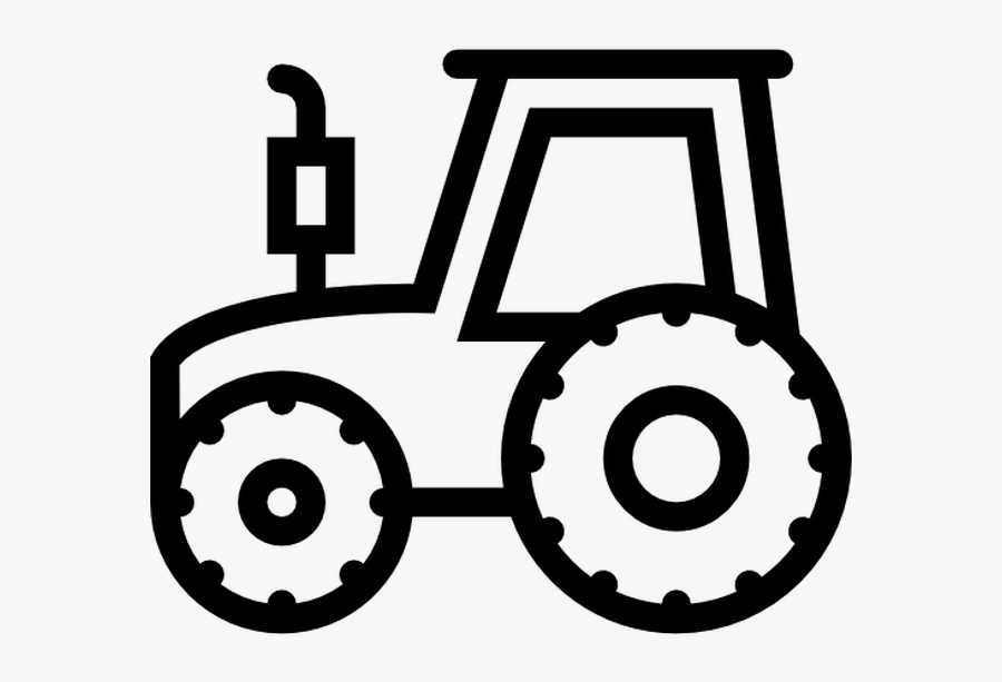 Free Tractor Icon, Transparent Clipart