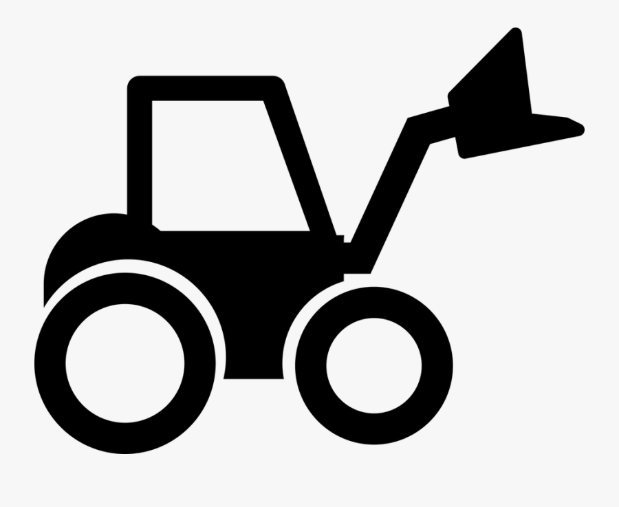 Wheel, Loader, Tractor, Machine, Industry, Work - Wheel Loader Icon, Transparent Clipart