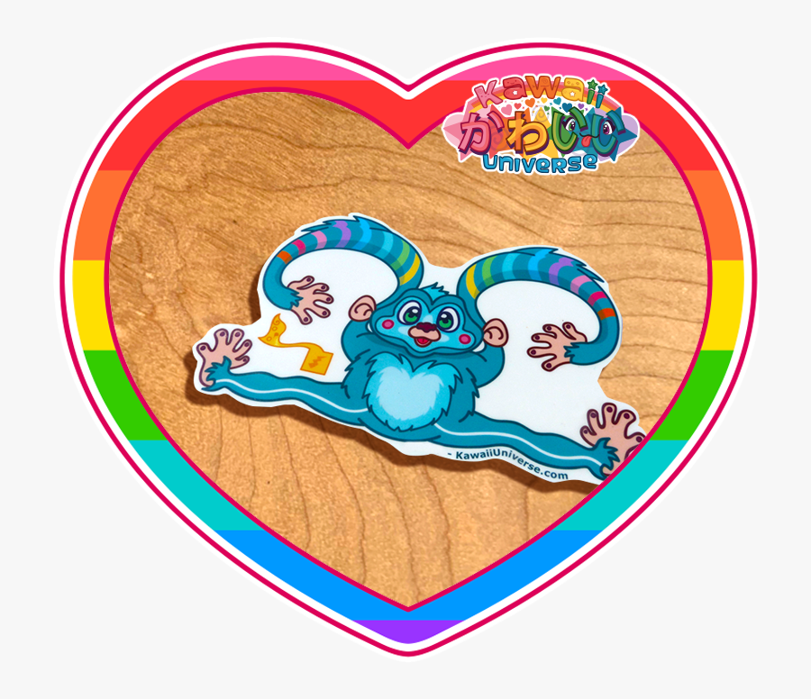 Kawaii Universe Cute Alto Clef Slow Loris Sticker Pic, Transparent Clipart