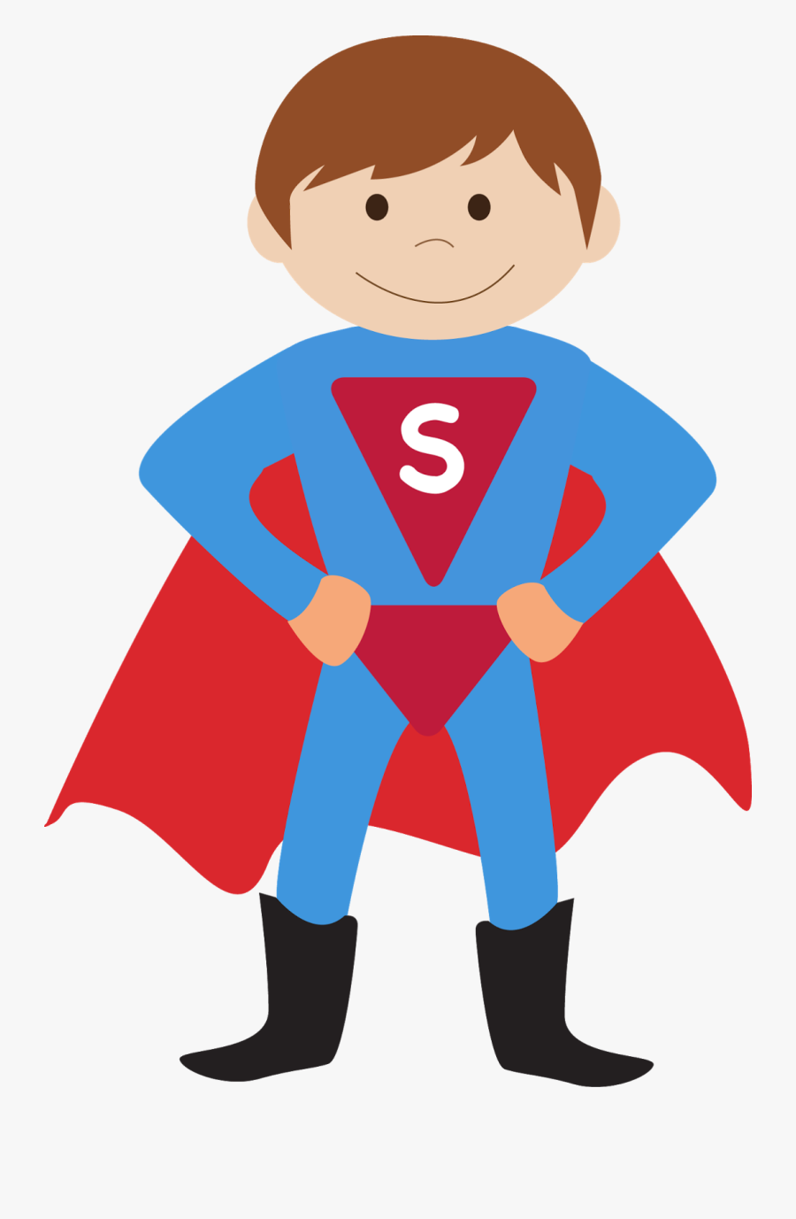 Kids Dressed As Oh - Boys Superhero Clipart Png, Transparent Clipart