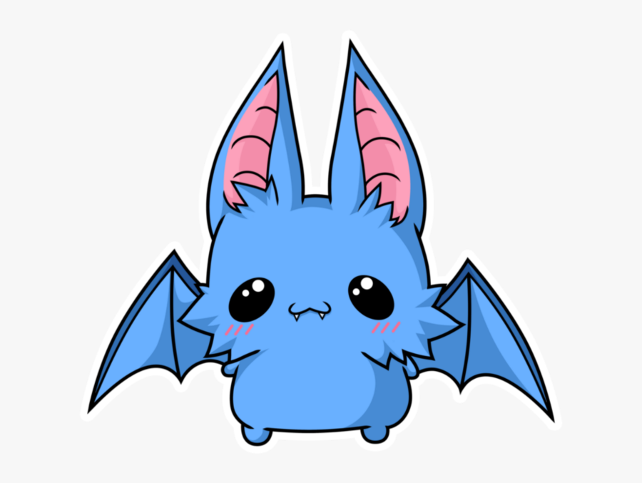 #kawaii #blue #bat #bats #cute - Kawaii Character Kawaii Drawings, Transparent Clipart