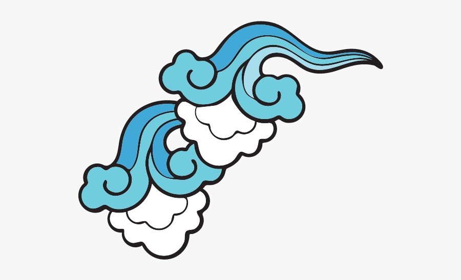 Wave-left, Transparent Clipart