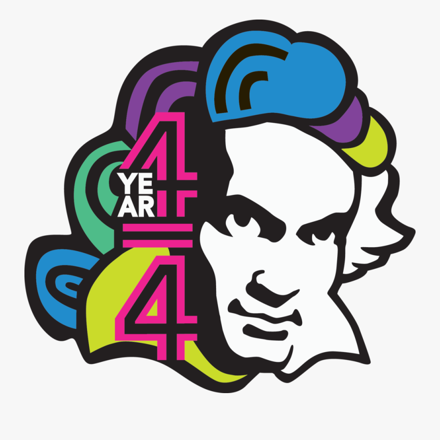Beethoven Head Year 4 - Clip Art, Transparent Clipart