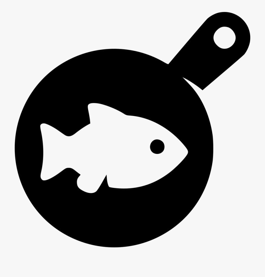 Fish Fry - Fish Fry Icon Black And White, Transparent Clipart