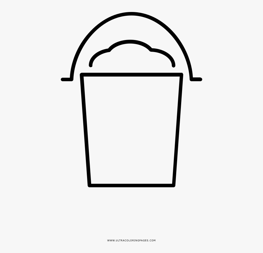 Sand Bucket Coloring Page - Arch, Transparent Clipart