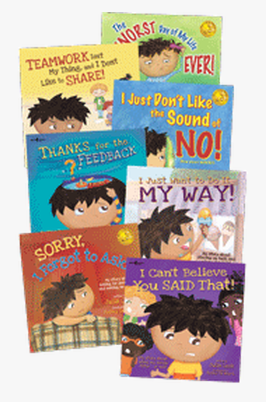 Best Me I Can Be Set Of 7 Storybooks - Cartoon, Transparent Clipart