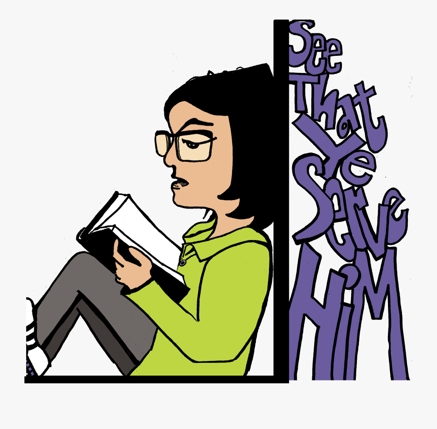 Transparent Woman Relaxing Clipart - Cartoon, Transparent Clipart