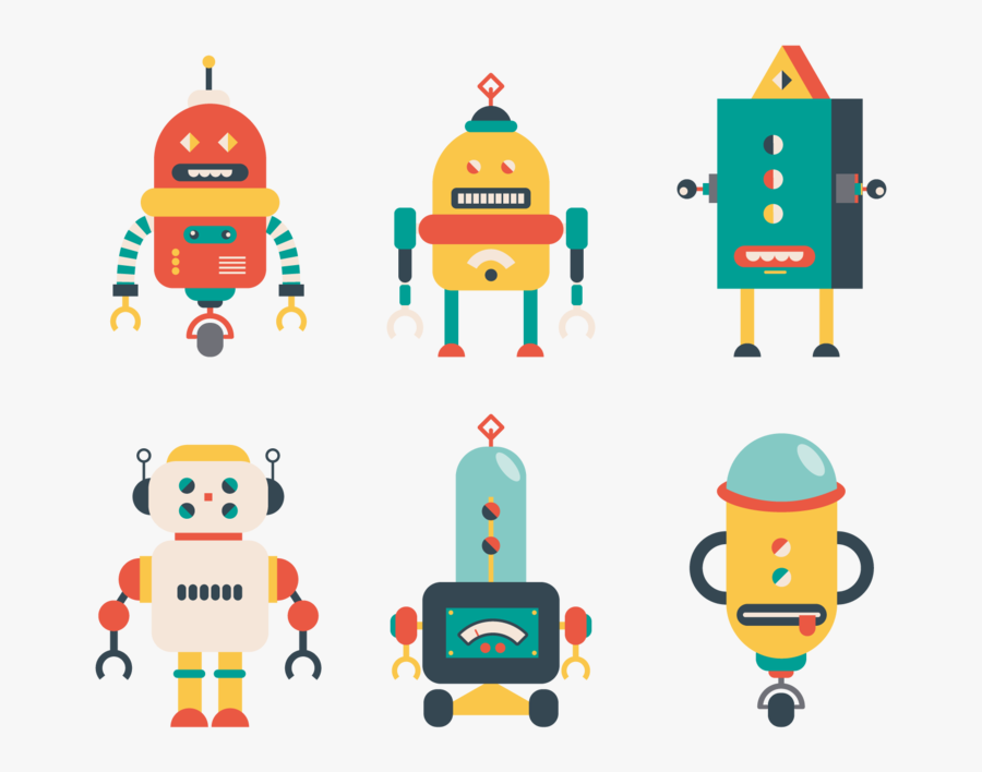 Vector Euclidean Robotics Robot Icon Free Clipart Hq - Vector Robotics Icon, Transparent Clipart