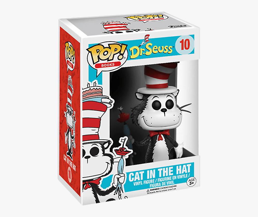 Cat In The Hat Pop Vinyl, Transparent Clipart