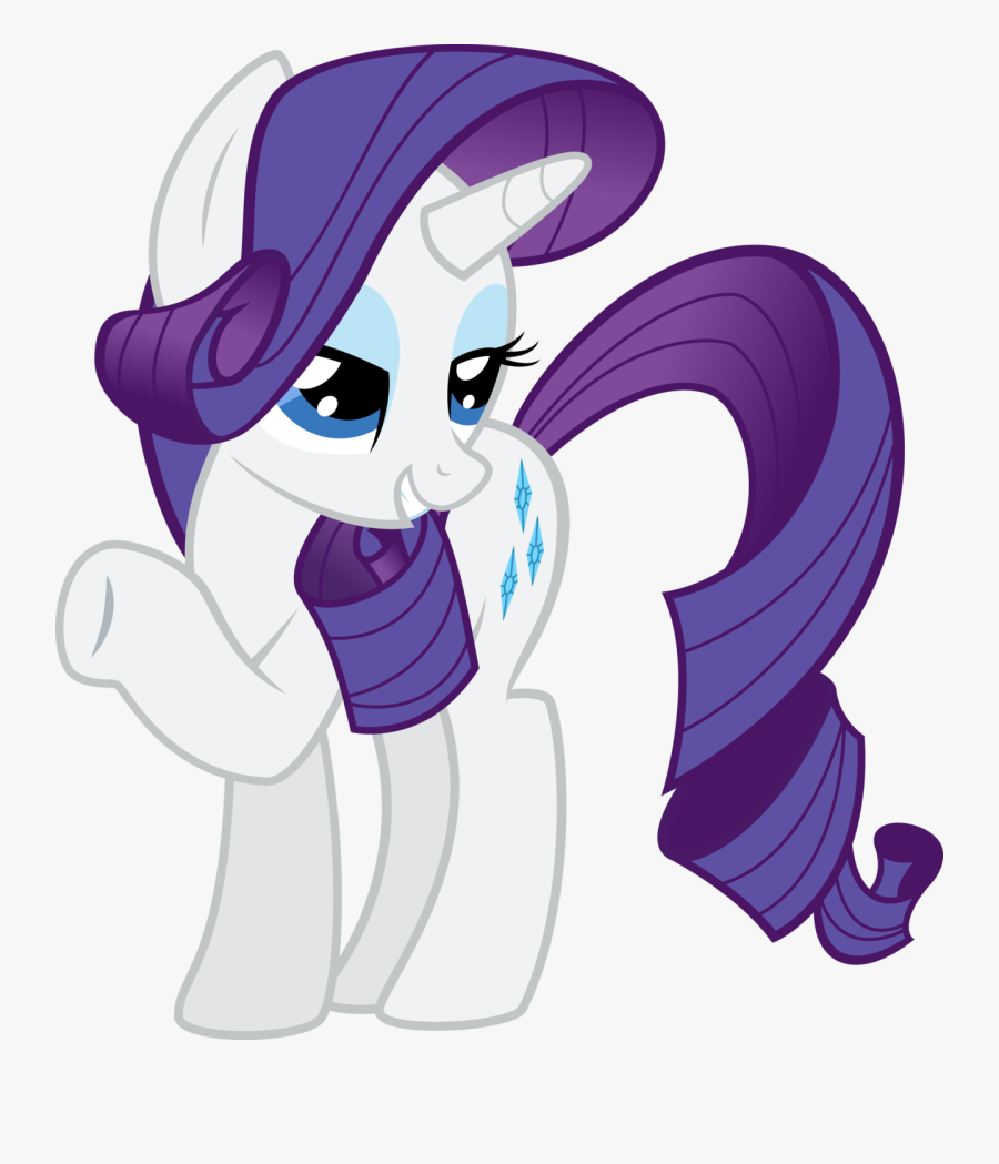Rarity Png Image Background - Mlp Rarity Vector, Transparent Clipart
