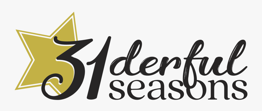 31derful Seasons Final - Calligraphy, Transparent Clipart