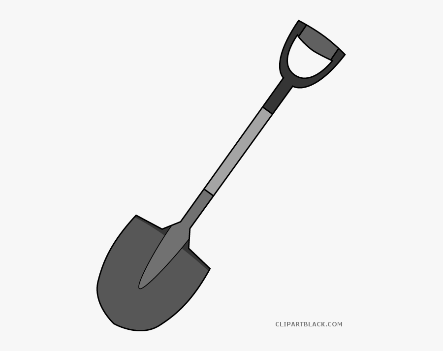 Shovel Tools Free Black White Clipart Images Clipartblack - Shovel Clipart, Transparent Clipart