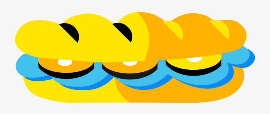 Sub Vector Hoagie, Transparent Clipart