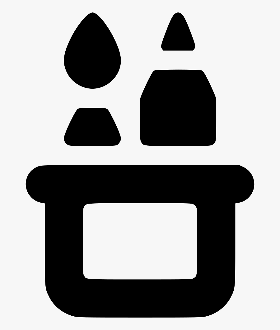 Brush Bucket Pencil Tools Paint Design Art, Transparent Clipart