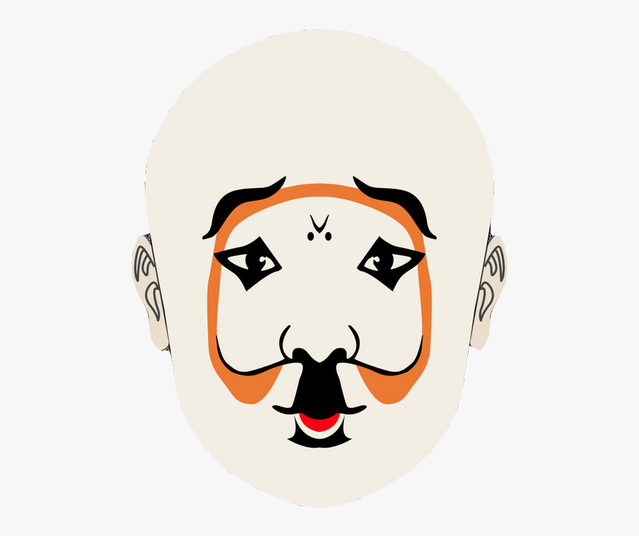 China Mask Chinese Opera Peking Opera Clown - 京剧 脸谱, Transparent Clipart