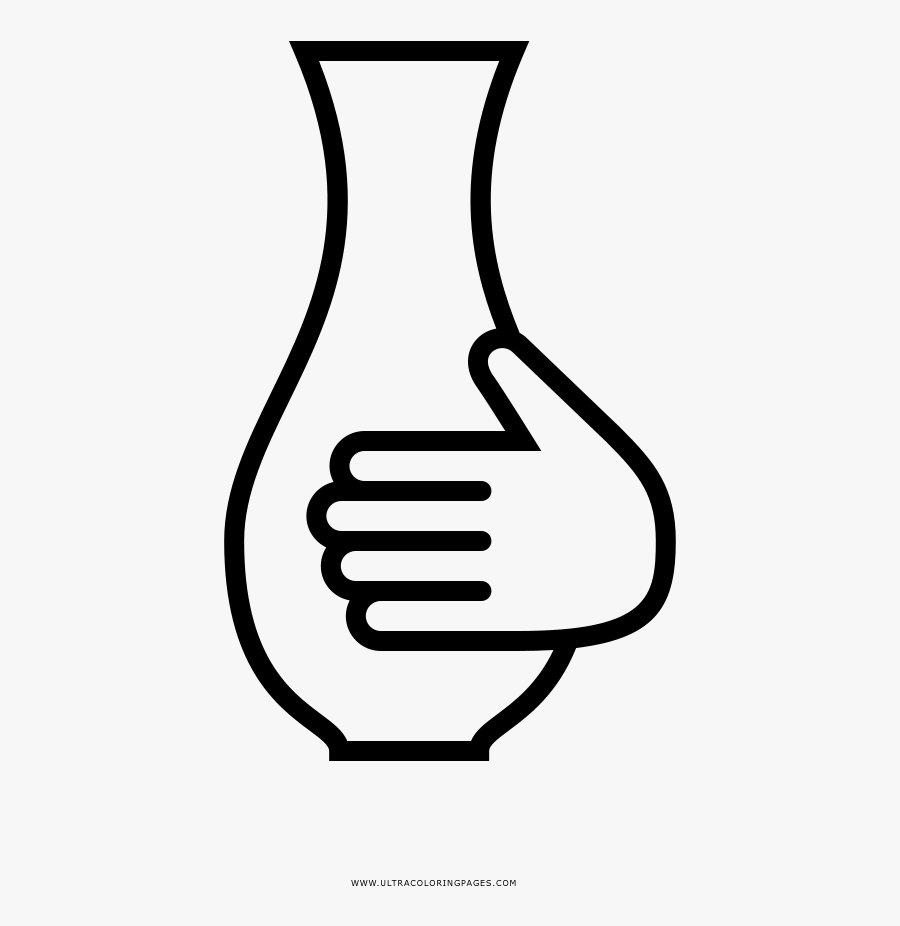 Ceramics Coloring Page, Transparent Clipart