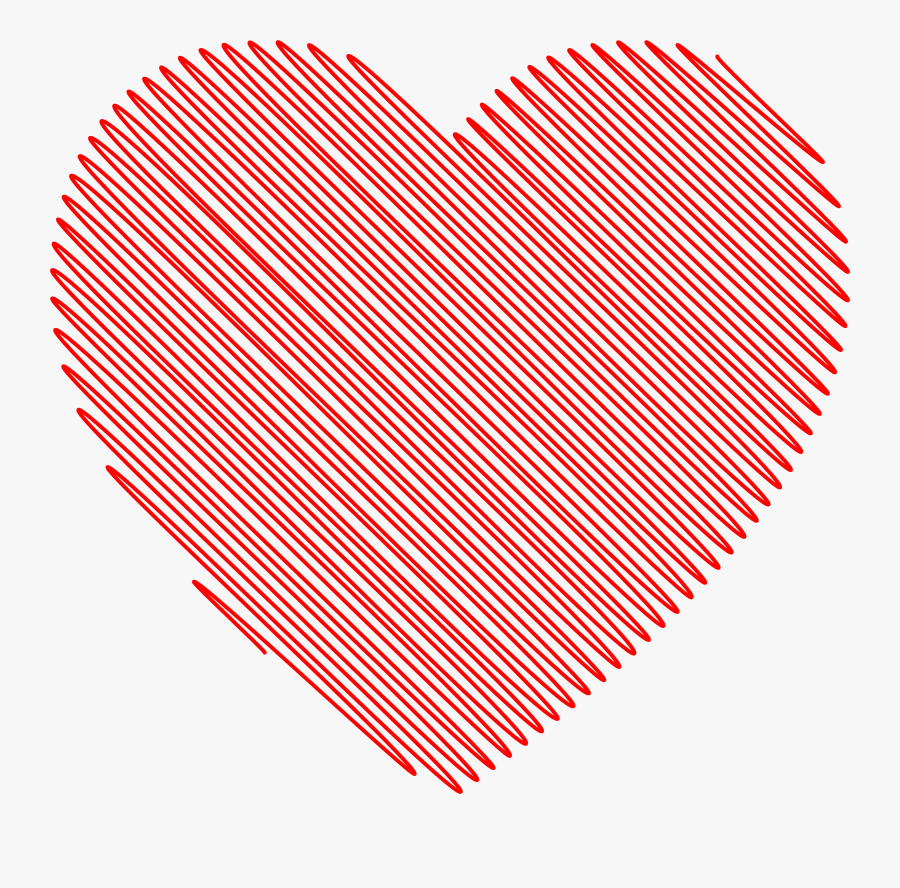 Clipart - Transparent Scribble Heart Png, Transparent Clipart